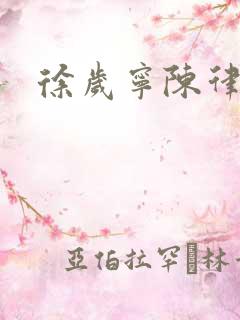 徐岁宁陈律小说