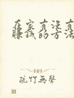 在家有没有什么赚钱的方法