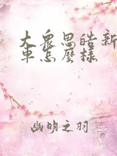 大众思皓新能源车怎么样