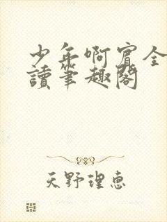 少年啊宾全文阅读笔趣阁