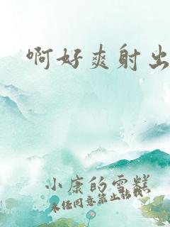 啊好爽射出来了