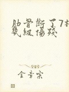 肋骨断了7根算几级伤残