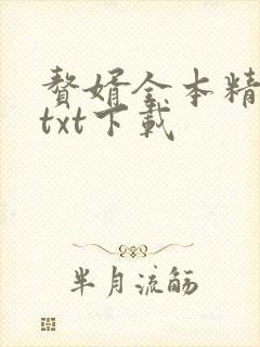 赘婿全本精校版txt下载