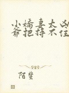 小娇妻太凶,陆爷把持不住了全集