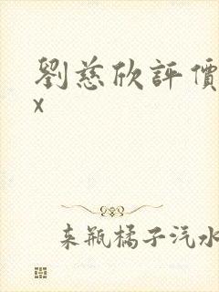 刘慈欣评价三体x