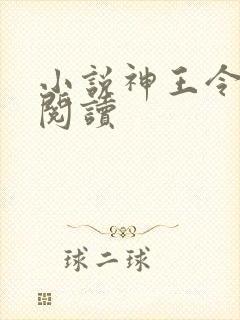 小说神王令免费阅读