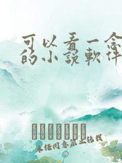 可以看一念永恒的小说软件
