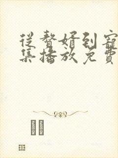 从赘婿到宠臣全集播放免费