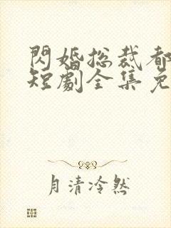 闪婚总裁都很穷短剧全集免费观看
