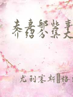 夫妻那些事剧情介绍分集大结局