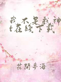 我不是戏神txt在线下载