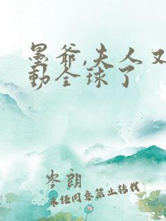 墨爷,夫人又轰动全球了