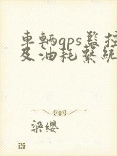 车辆gps监控及油耗系统