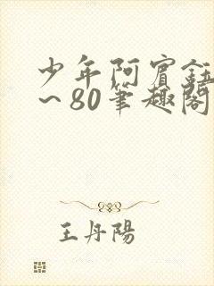 少年阿宾钰慧1～80笔趣阁
