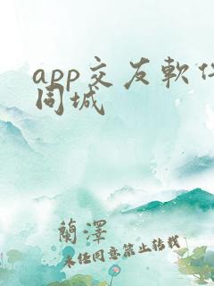 app交友软件同城