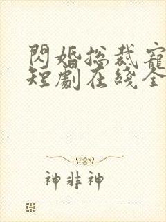 闪婚总裁宠上天短剧在线全集免费