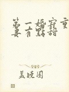 第一婚宠重生娇妻有点甜