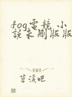 fog电竞 小说未删版版笔趣阁