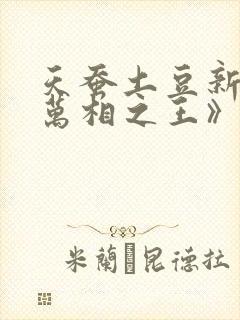 天蚕土豆新书《万相之王》