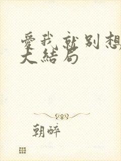 爱我就别想太多大结局