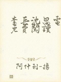 李兵沈思电子书免费阅读