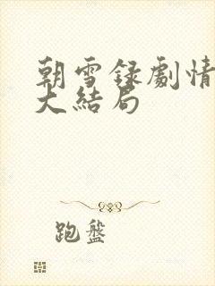 朝雪录剧情介绍大结局