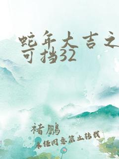 蛇年大吉之婚不可挡32