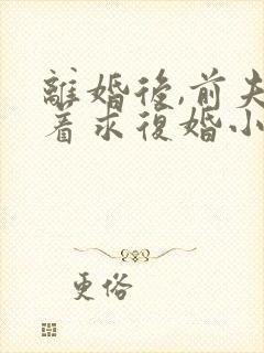 离婚后,前夫哭着求复婚小说免费阅读