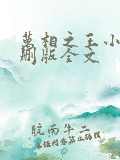 万相之王小说未删版全文