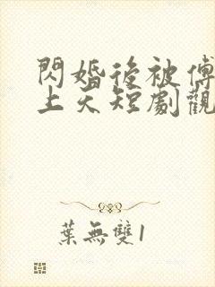 闪婚后被傅爷宠上天短剧观看高清