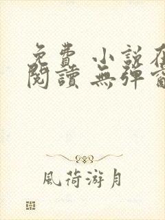 免费 小说在线阅读 无弹窗 网址