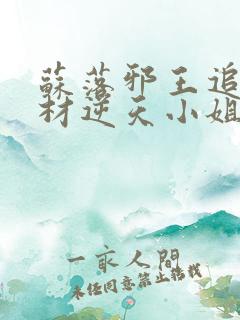 苏落邪王追妻废材逆天小姐