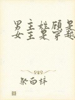 男主姓顾是丞相女主是穿越