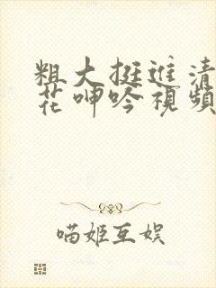 粗大挺进清纯校花呻吟视频