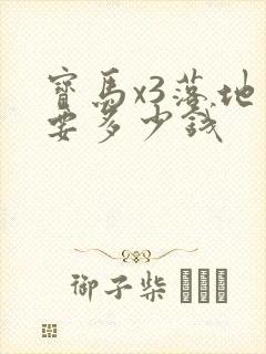 宝马x3落地需要多少钱