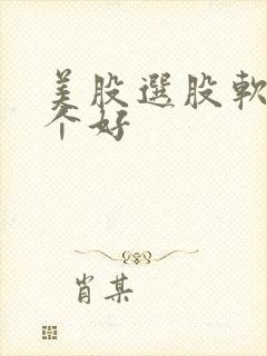 美股选股软件哪个好