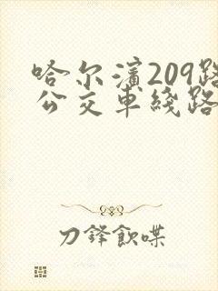 哈尔滨209路公交车线路查询