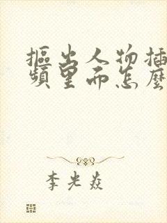 抠出人物插到视频里面怎么弄