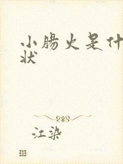 小肠火是什么症状