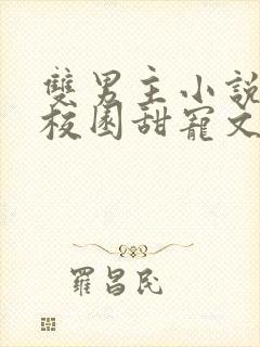 双男主小说推荐校园甜宠文