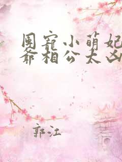 团宠小萌妃:王爷相公太凶猛txt