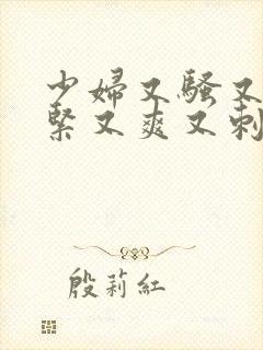 少妇又骚又色又紧又爽又刺激视频