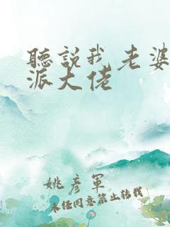 听说我老婆是反派大佬