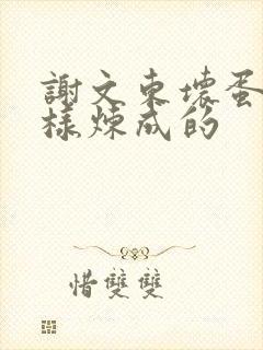 谢文东坏蛋是怎样炼成的