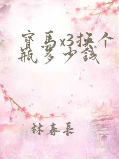 宝马x3换个电瓶多少钱