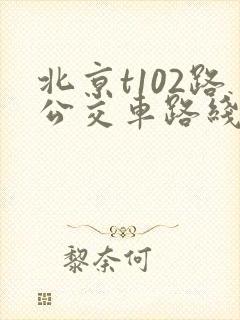 北京t102路公交车路线时间表