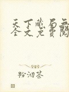 天下藏局无弹窗全文免费阅读