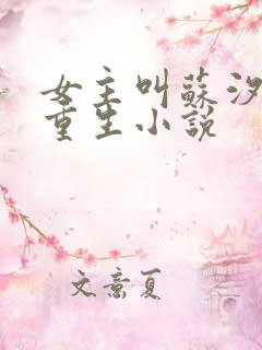 女主叫苏汐月的重生小说