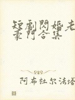 短剧闪婚老公是豪门合集