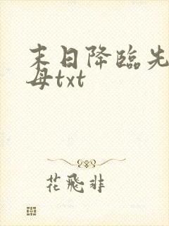 末日降临先杀圣母txt